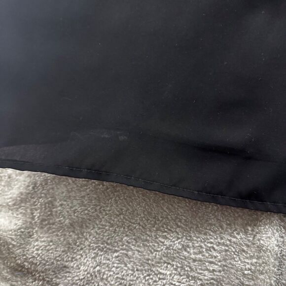 J Crew Dress Womens M Black Slip Maxi Length Adjustable Straps Semi Sheer - Picture 16 of 16